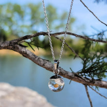 Load image into Gallery viewer, Mustard Seed Faith Globe Necklace
