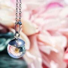 Load image into Gallery viewer, Mustard Seed Faith Globe Necklace
