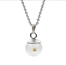 Load image into Gallery viewer, Mustard Seed Faith Globe Necklace
